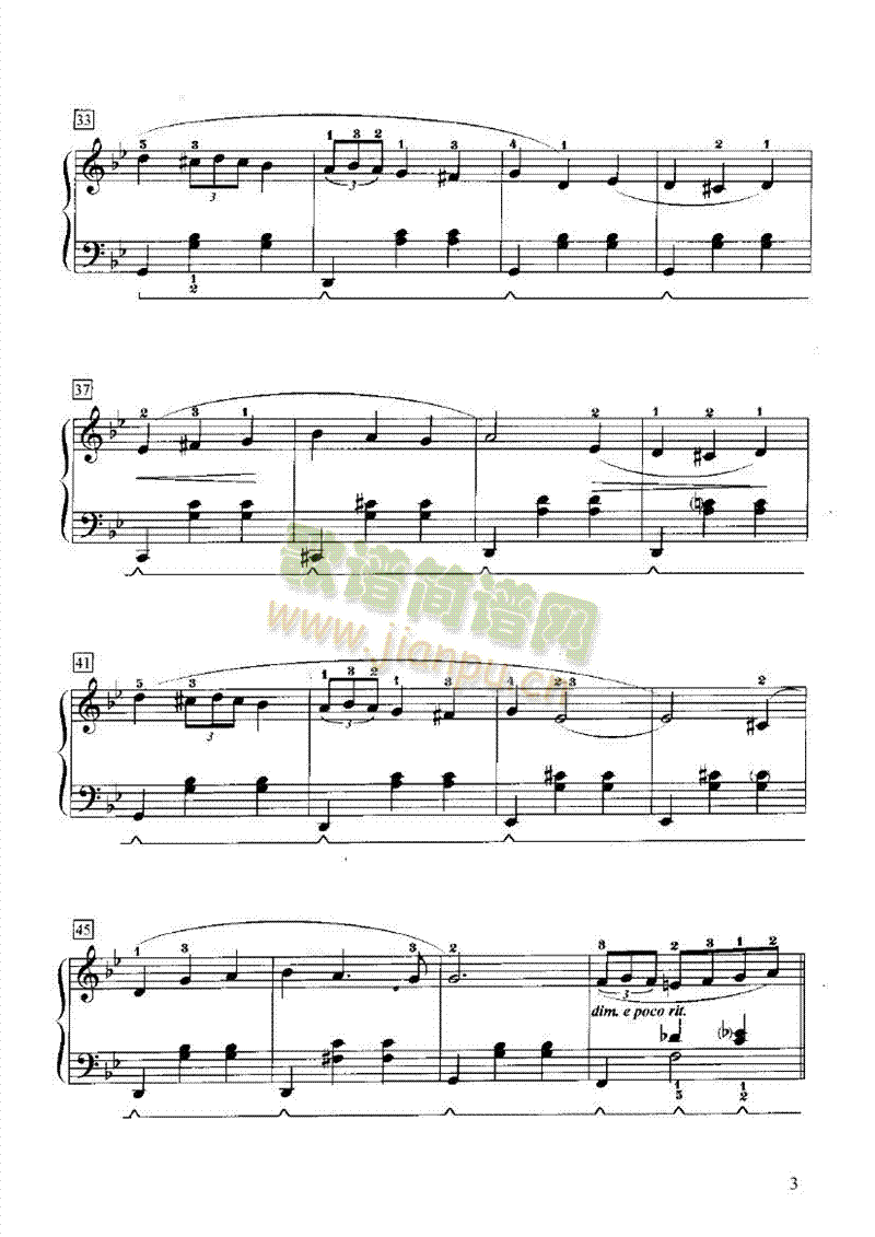 斗牛士叙事曲键盘类钢琴(其他乐谱)3