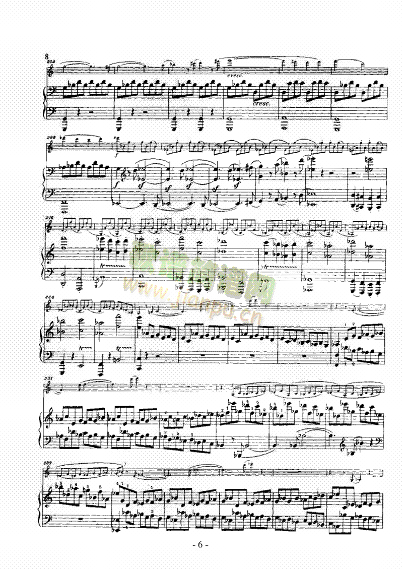 奏鸣曲A大调歌曲类钢琴伴奏谱(其他乐谱)6