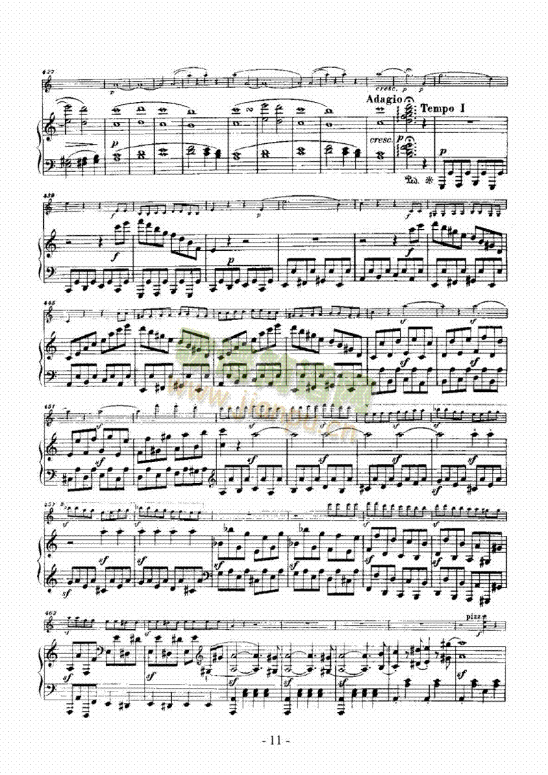 奏鸣曲A大调歌曲类钢琴伴奏谱(其他乐谱)11