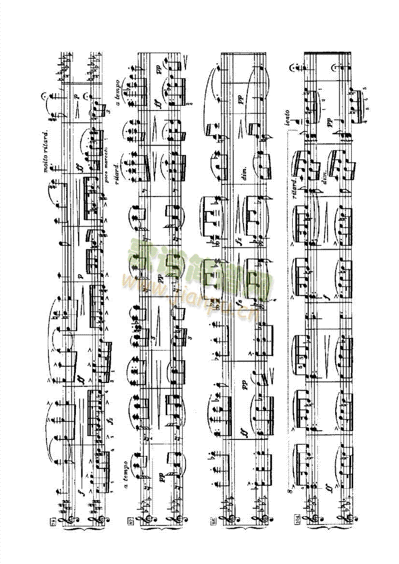 斯拉夫舞曲键盘类钢琴(其他乐谱)14