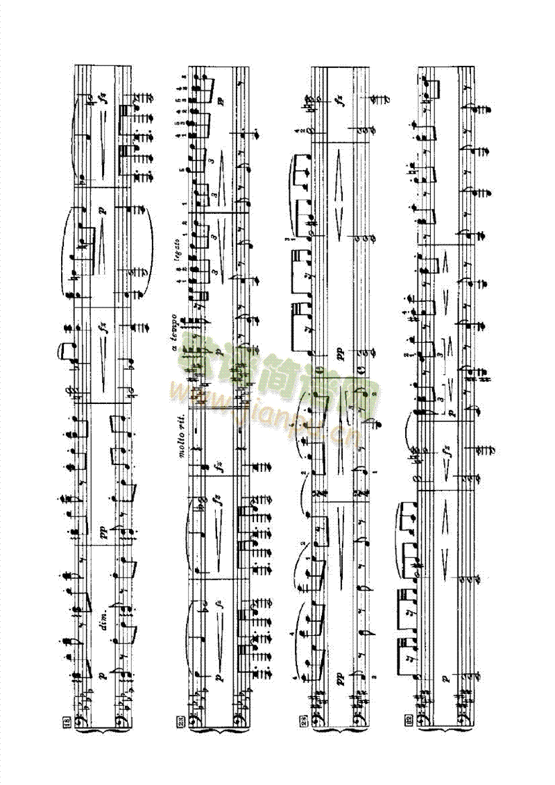 林中寂寞键盘类钢琴(其他乐谱)3