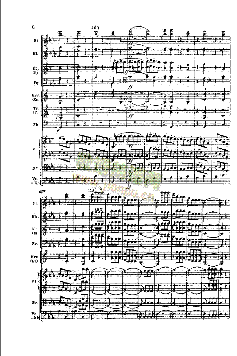 钢琴—第五交响曲作品67键盘类钢琴(其他乐谱)6