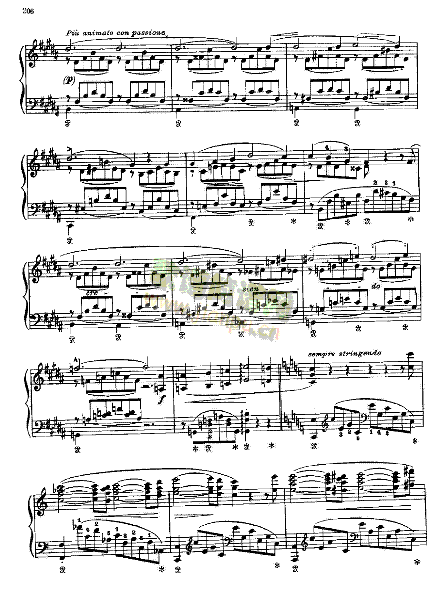 爱之梦第三首键盘类钢琴(其他乐谱)3