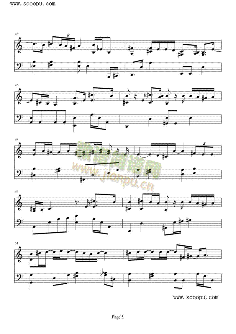 EndlessStory(钢琴谱)5