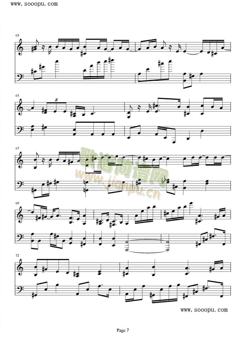 EndlessStory(钢琴谱)7