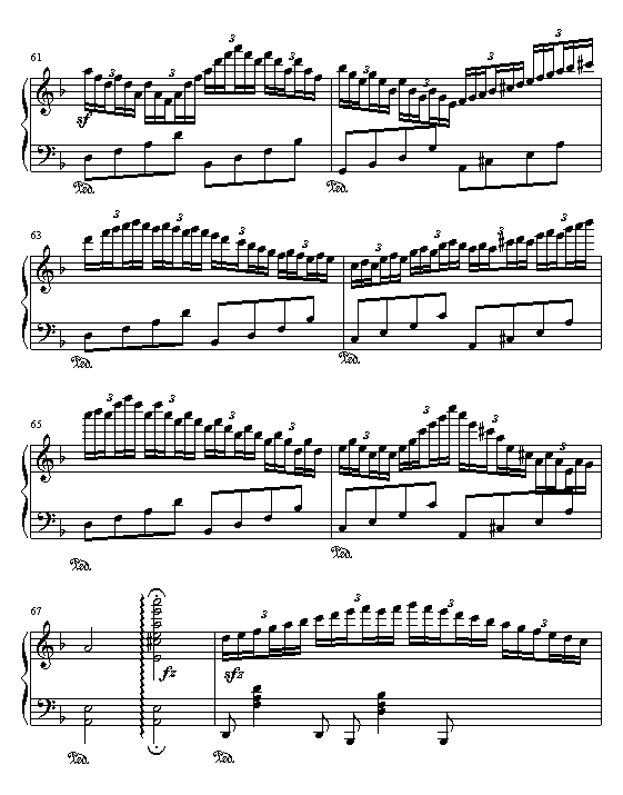 来自密境(钢琴谱)6