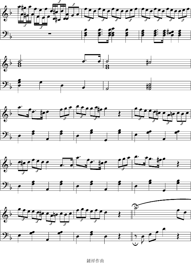 12-7G小調變奏曲(钢琴谱)3