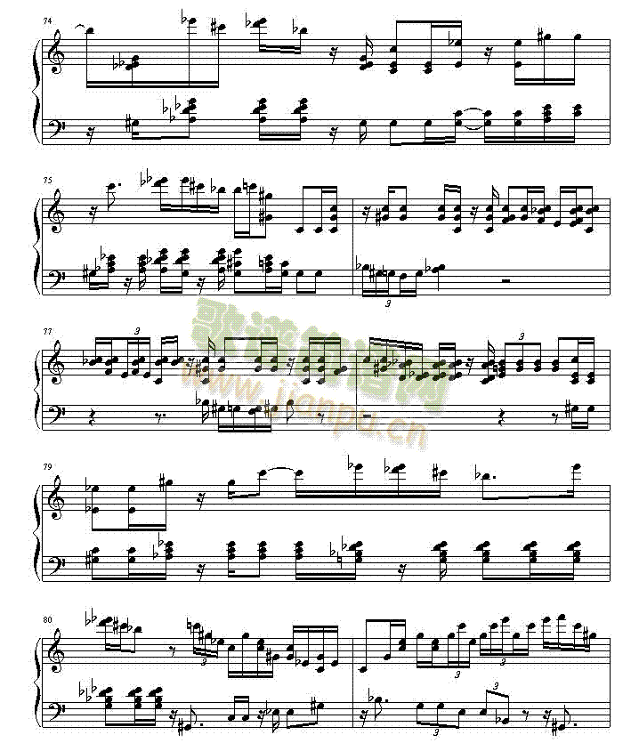 绮想輪旋曲(钢琴谱)5