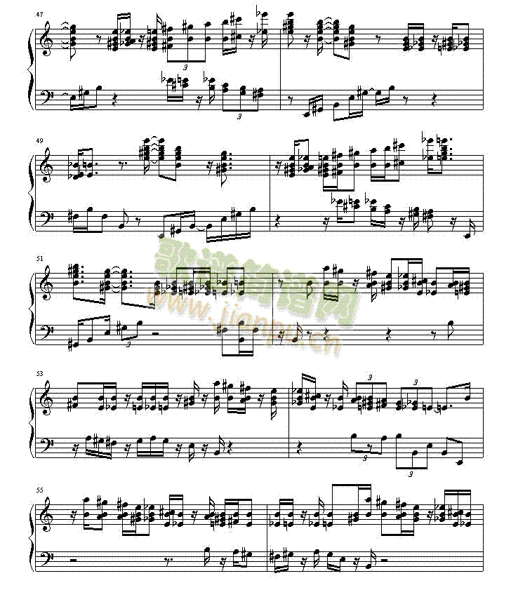 绮想輪旋曲(钢琴谱)7