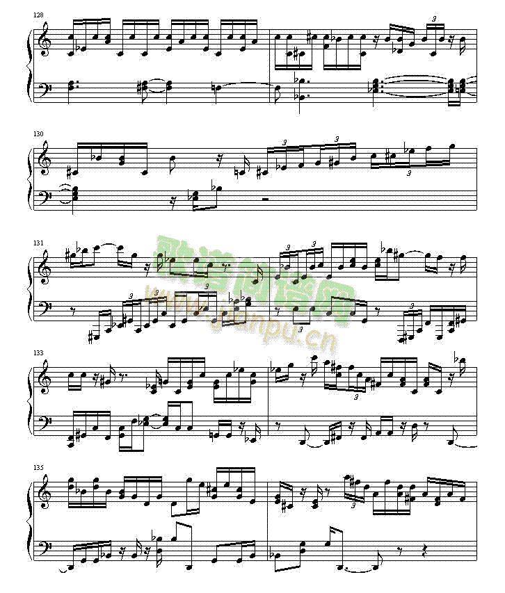 绮想輪旋曲(钢琴谱)16