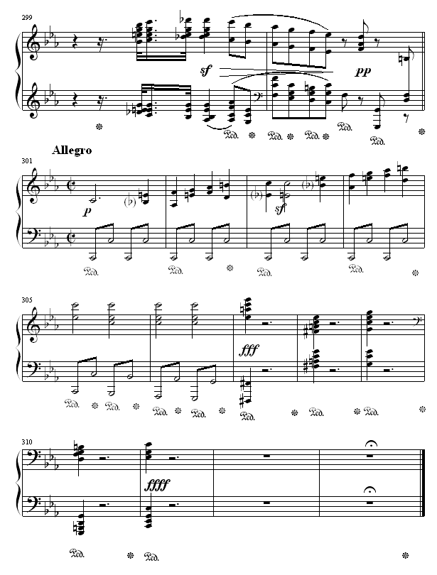 悲怆奏鸣曲第一乐章(钢琴谱)15