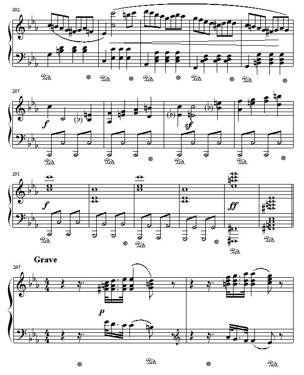 悲怆奏鸣曲第一乐章(钢琴谱)14