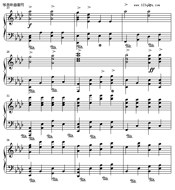 SWEET-Bonic伦(钢琴谱)3