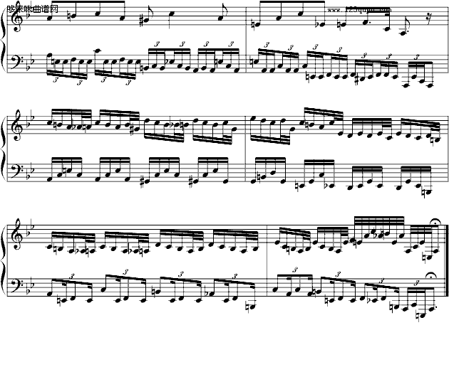 为什么-500yards(钢琴谱)5