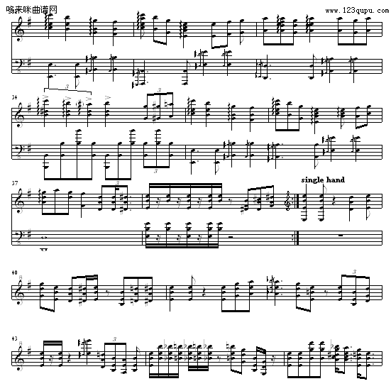 Dogsunno!——致晨曦阿西-追梦人(钢琴谱)3