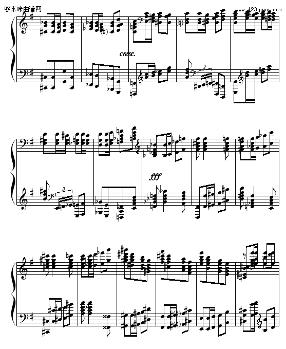 小红帽与狼外婆-Hamlet(钢琴谱)3