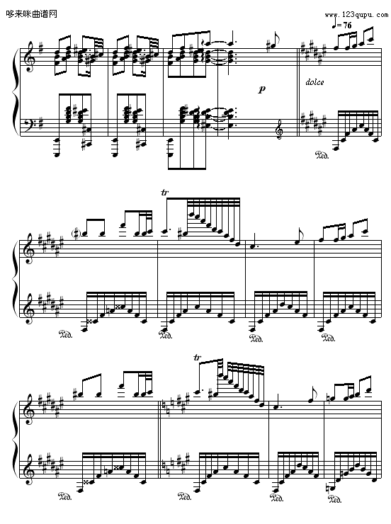 小红帽与狼外婆-Hamlet(钢琴谱)6