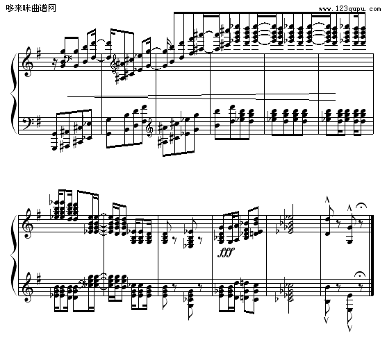 小红帽与狼外婆-Hamlet(钢琴谱)9