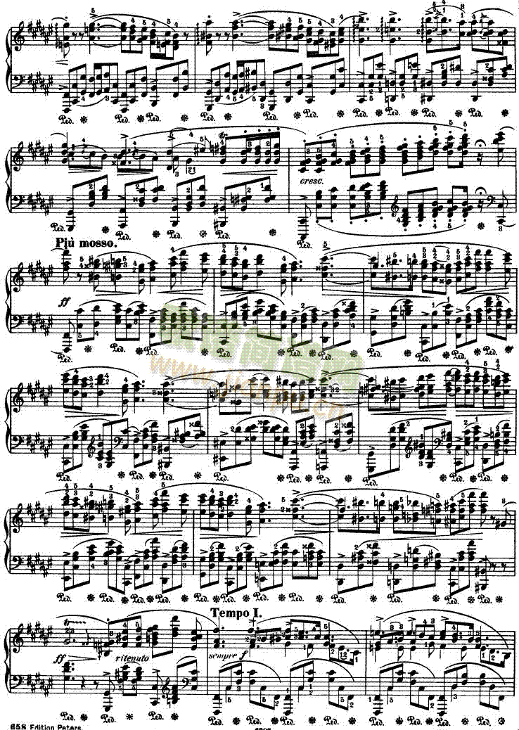 船歌BarcarolleOp60(钢琴谱)6