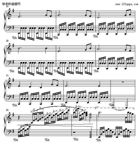 回忆-王子军—艺(钢琴谱)3