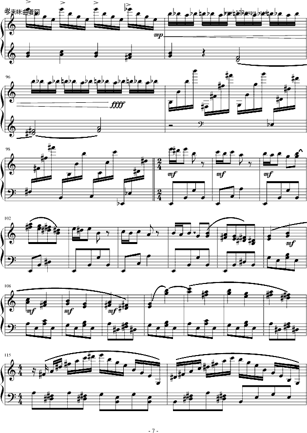 FuukiIinchouHibariKyoya-动漫影视(钢琴谱)7