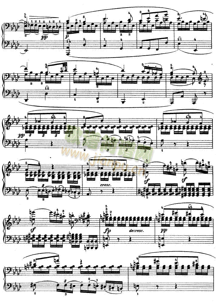 C小调第八琴奏鸣曲Op—13(钢琴谱)10