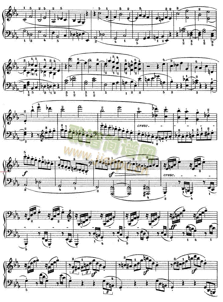 C小调第八琴奏鸣曲Op—13(钢琴谱)15