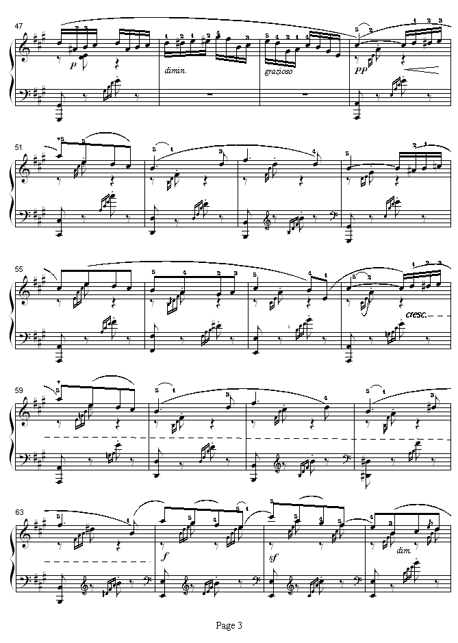 春之歌(钢琴谱)3