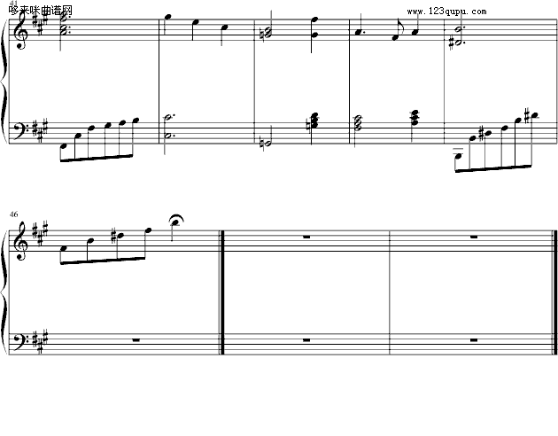 天空之城-幸福版-天空之城(钢琴谱)3