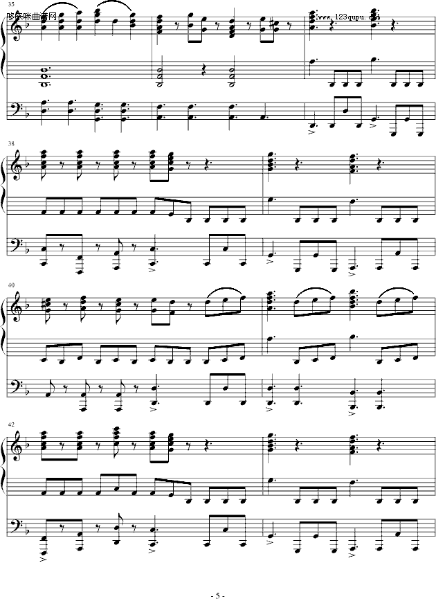 Hesapirate风来修改版-影视(钢琴谱)5