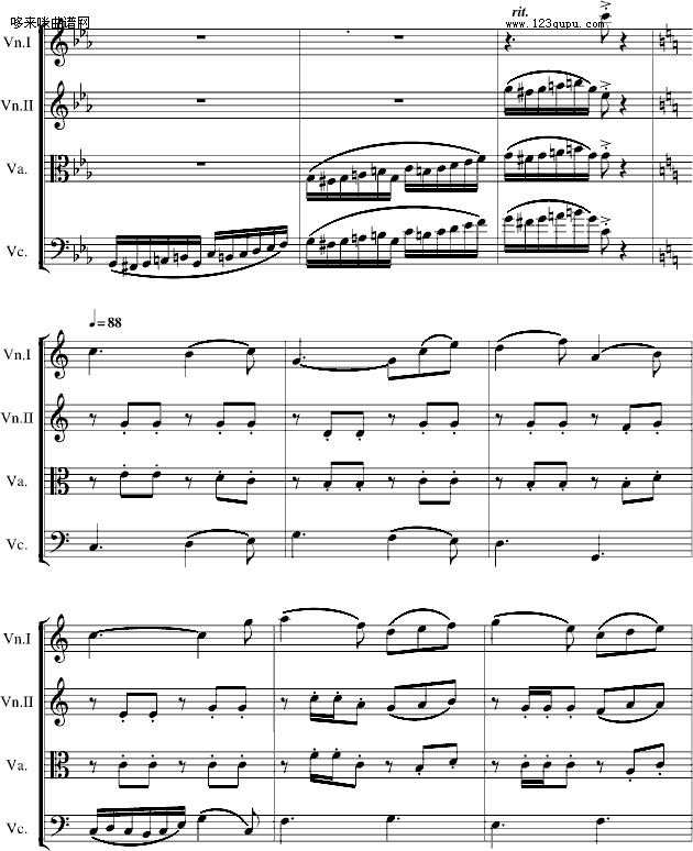 弦乐四虫奏-琴辉(钢琴谱)7
