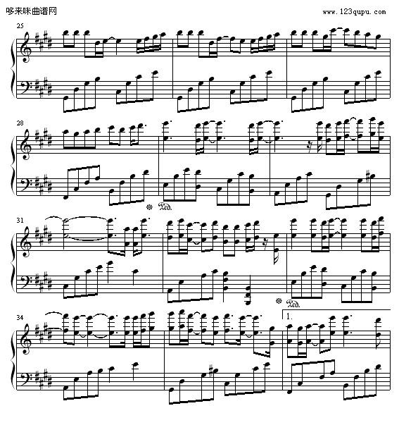 Lifeis...-平井坚(钢琴谱)3