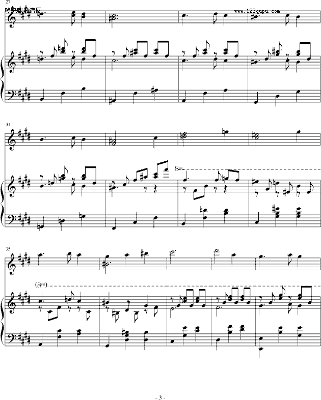 夜之伤-乐侠(钢琴谱)3