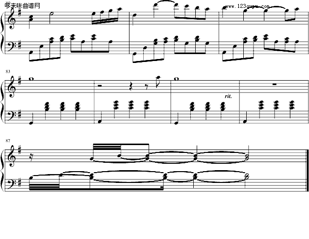 爱的憧憬--我的卡农MYLOVEMYCANNON-小枫吹(钢琴谱)7