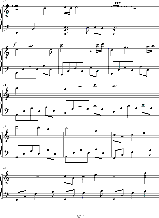 安魂曲-凤鸣(钢琴谱)3