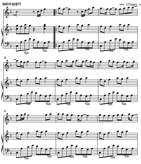 天使-维也纳之子(钢琴谱)3