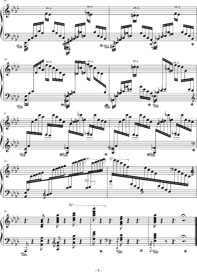 练习曲No.11(钢琴谱)5