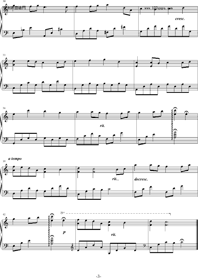Raindrops-therain(钢琴谱)3