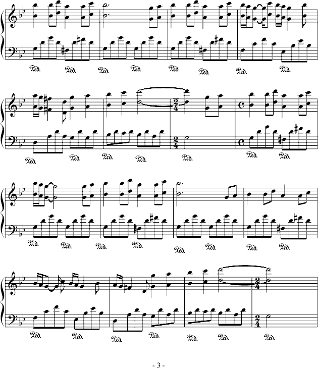 海王星(钢琴谱)3