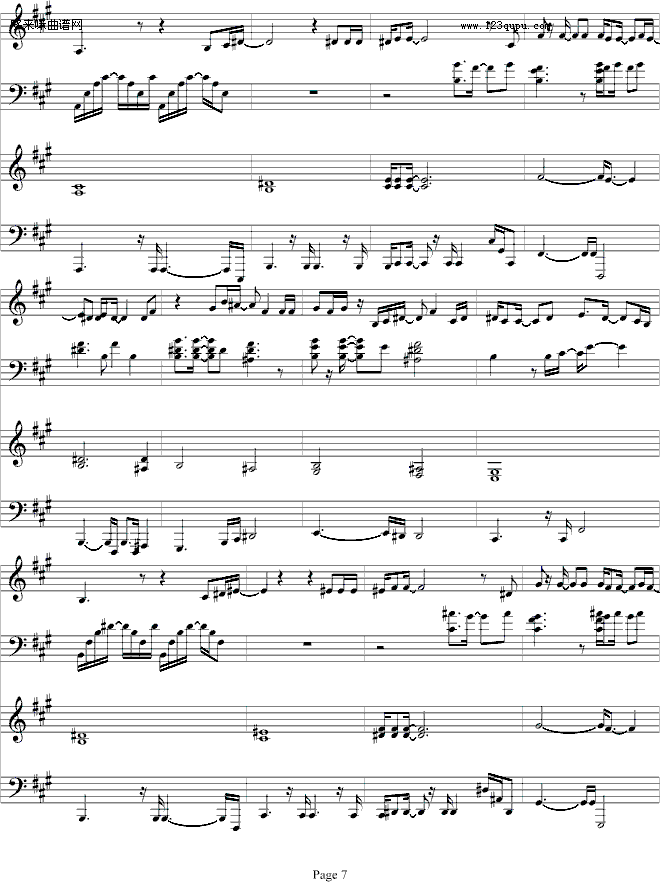 HealtheWorld-四手联弹-MichealJackson(钢琴谱)7