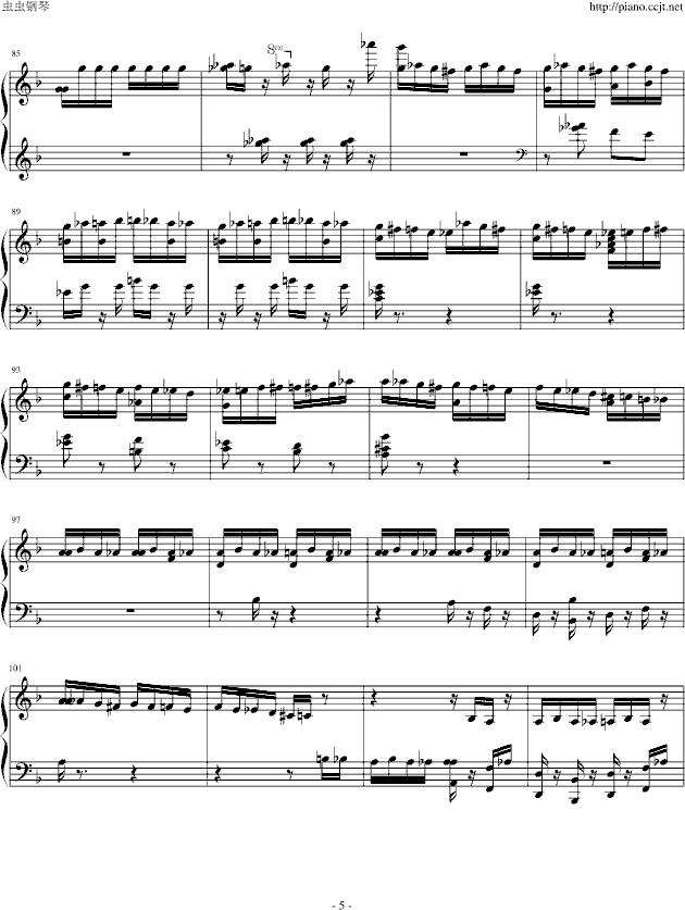 FlightoftheBumbleBee(钢琴谱)5
