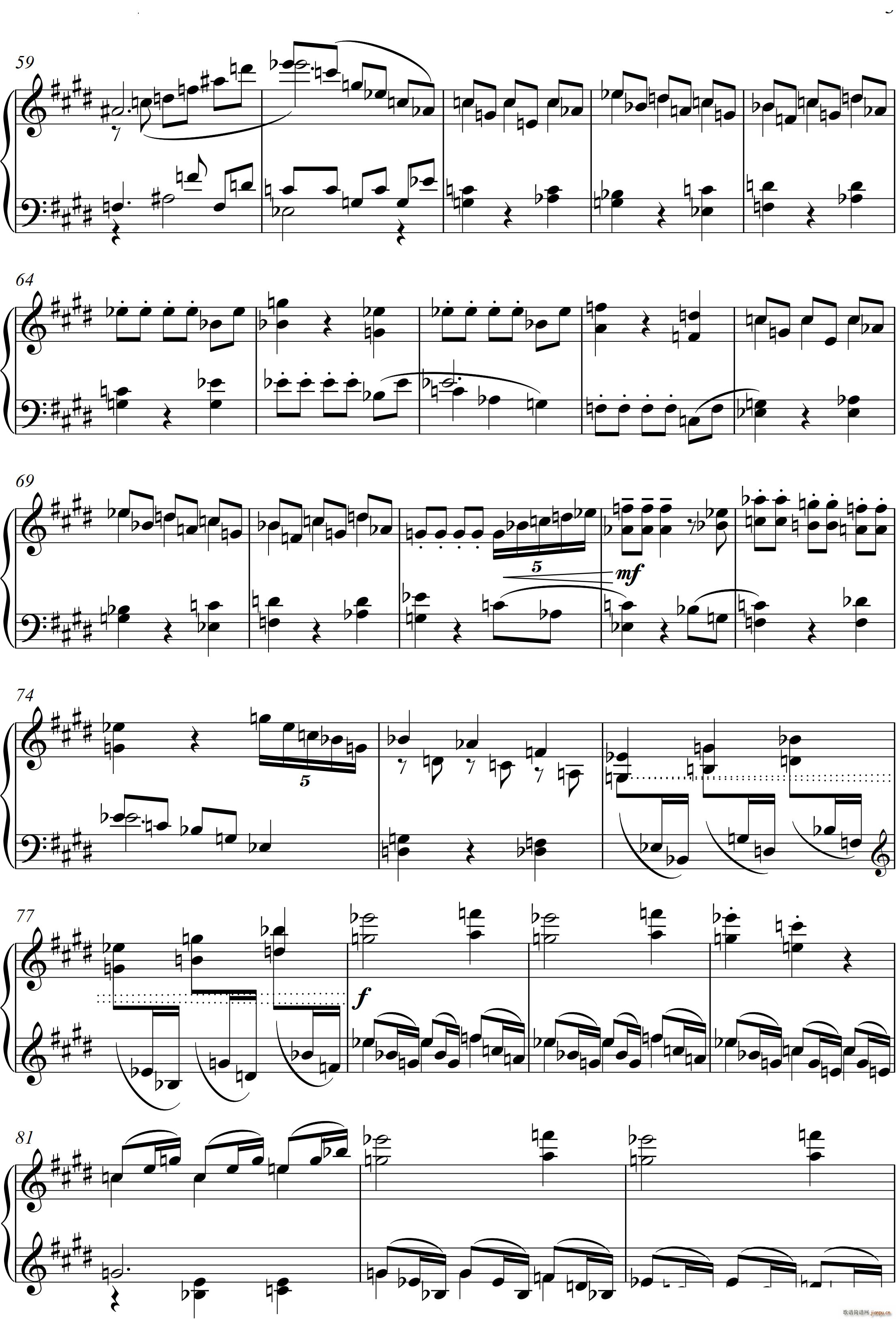 第22钢琴奏鸣曲 信仰 Piano Sonata No`22四个乐章(钢琴谱)13