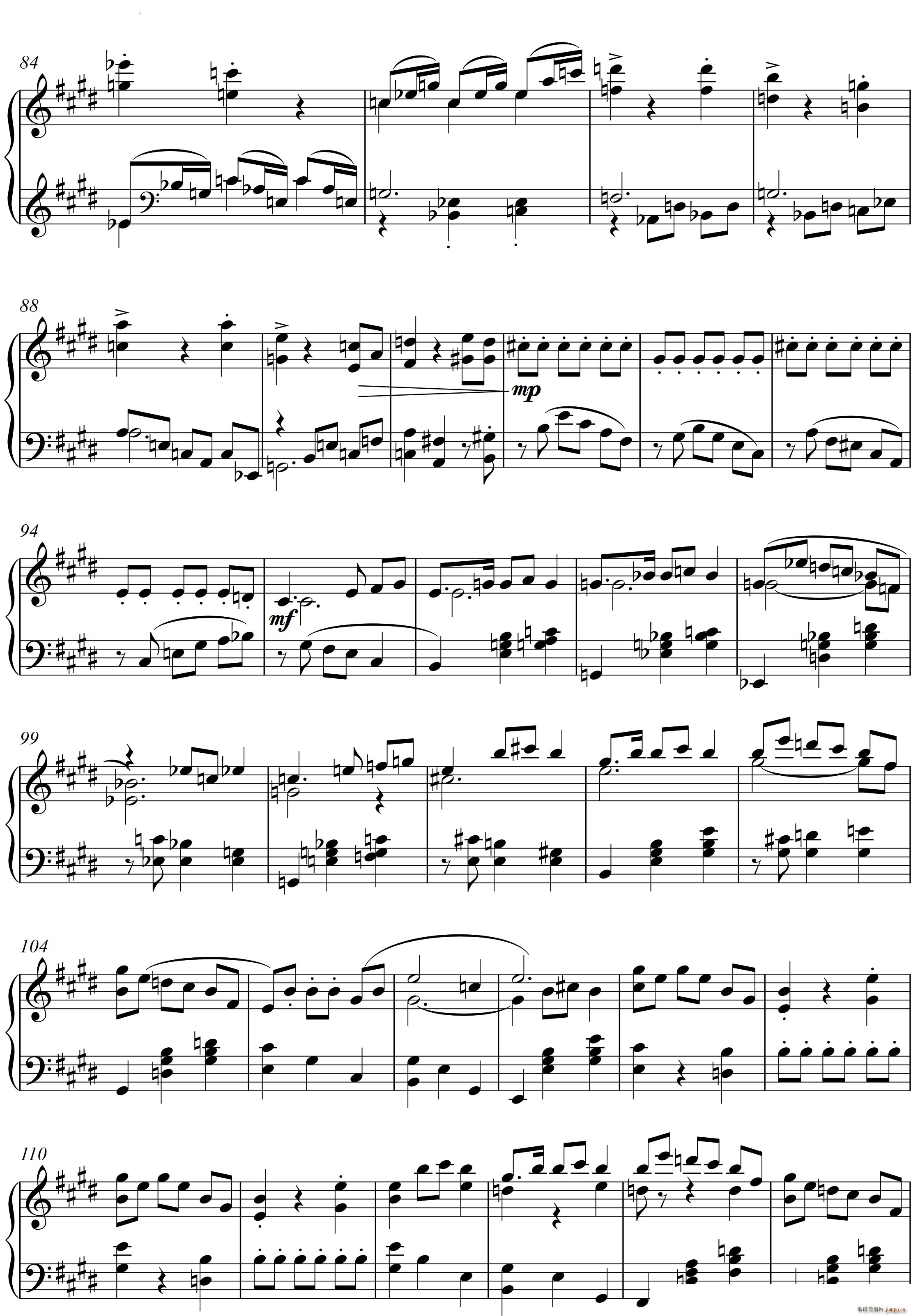 第22钢琴奏鸣曲 信仰 Piano Sonata No`22四个乐章(钢琴谱)14