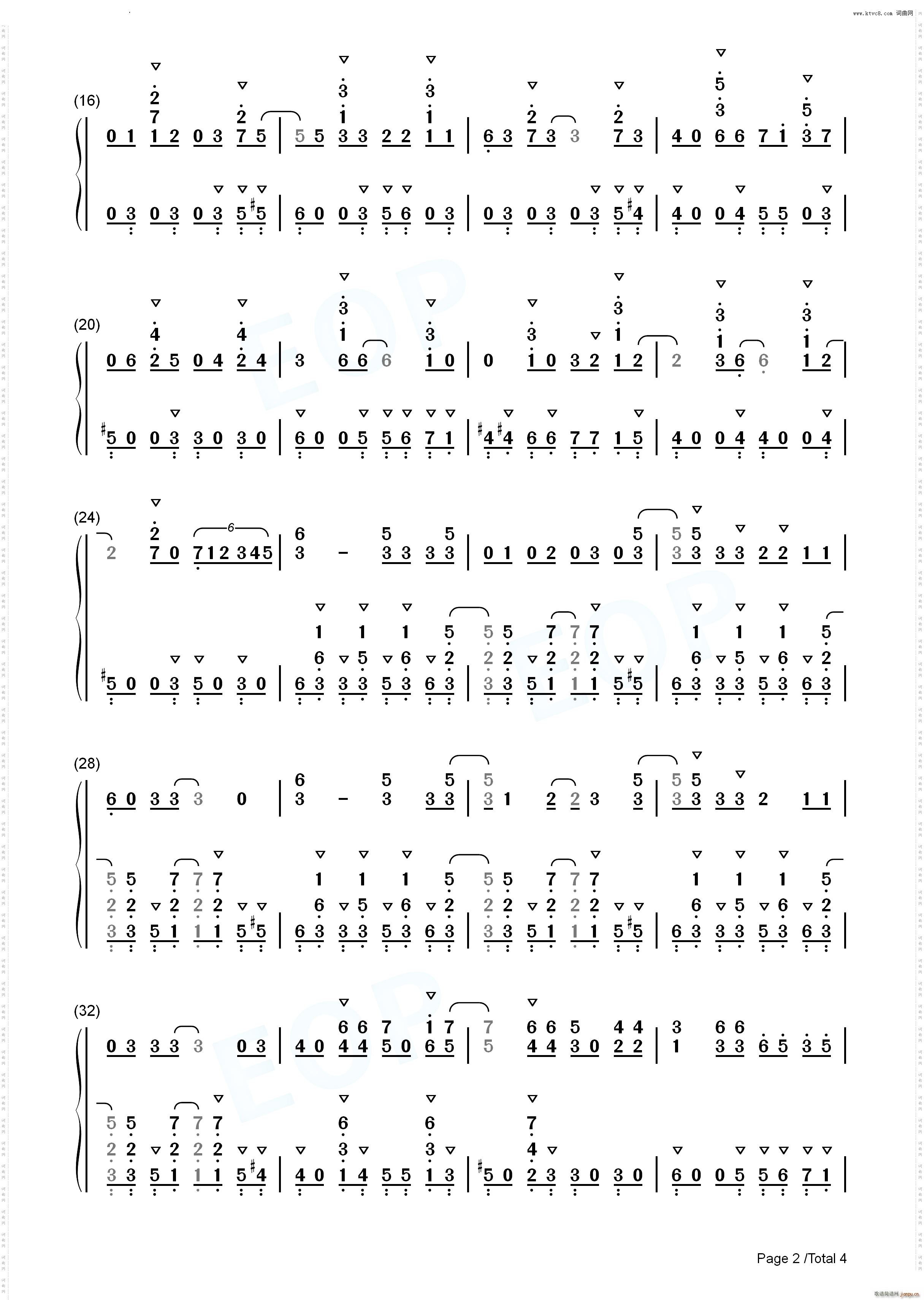錠剤 锭剂 药片链锯人ED4(钢琴谱)9