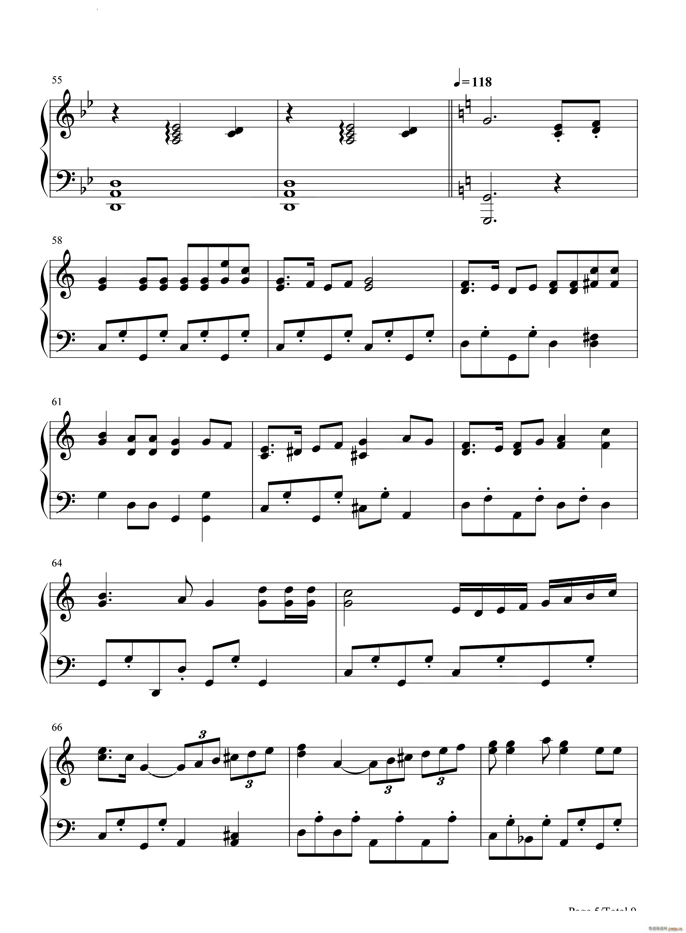 艾斯奥特曼钢琴串烧(钢琴谱)6