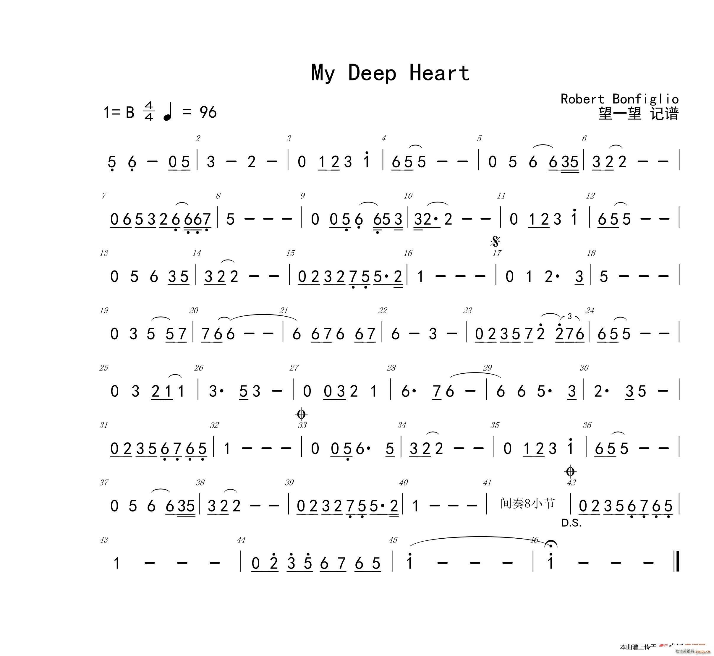 My Deep Heart 我心深处(十字及以上)1