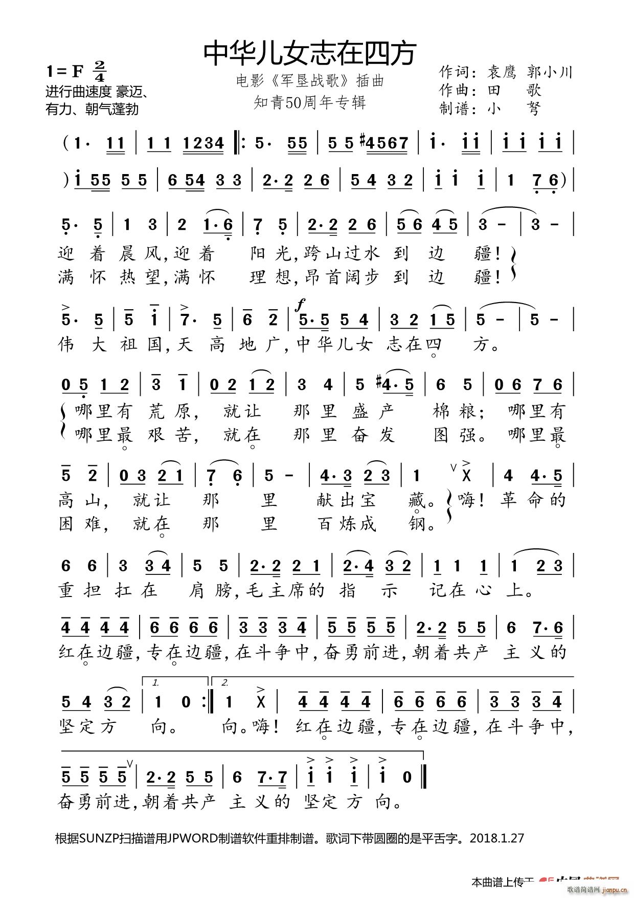 军垦战歌 知青50周年专辑(十字及以上)1