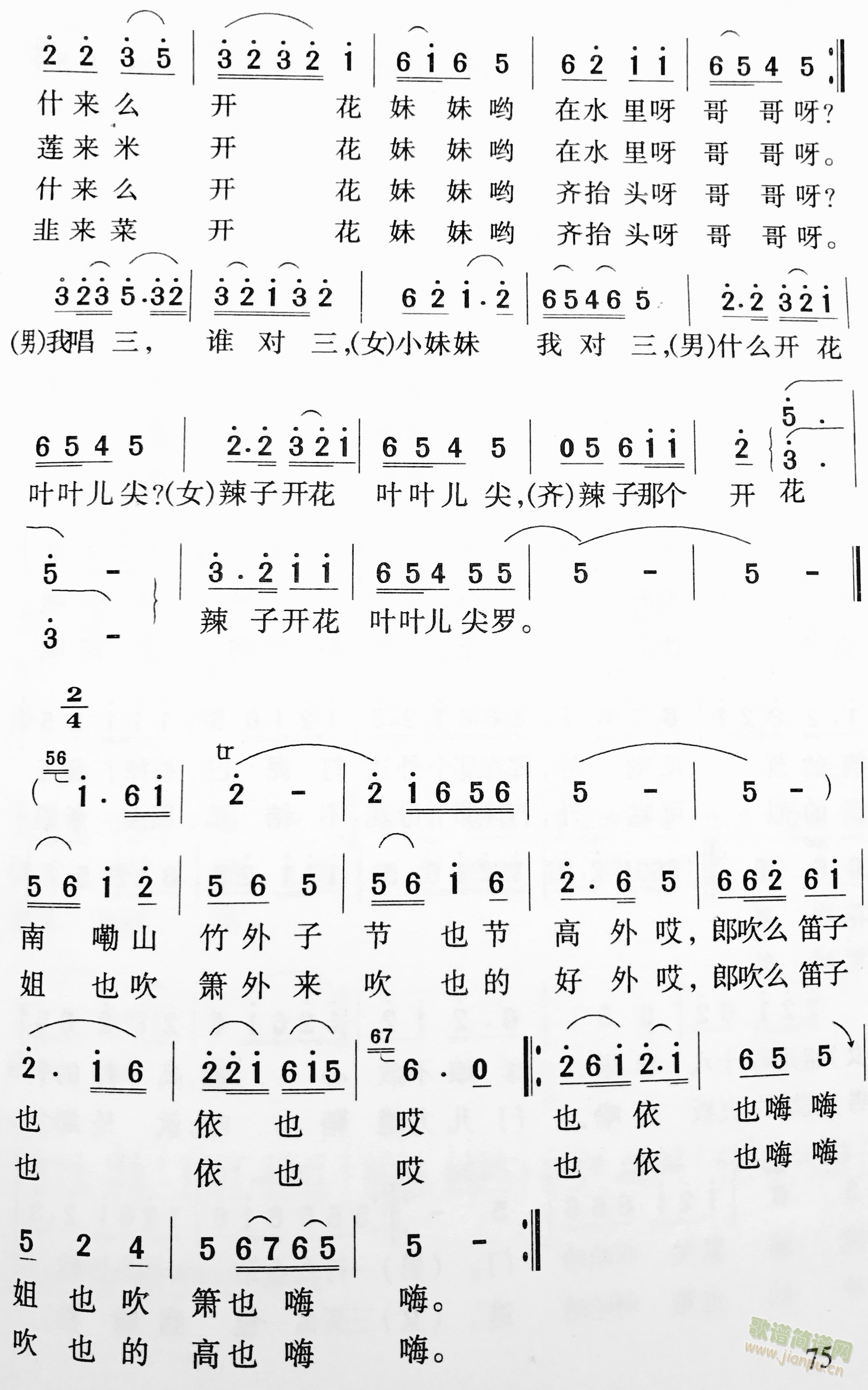 莫叫山歌冷了台【陕南岚皋民歌联唱】中(十字及以上)1