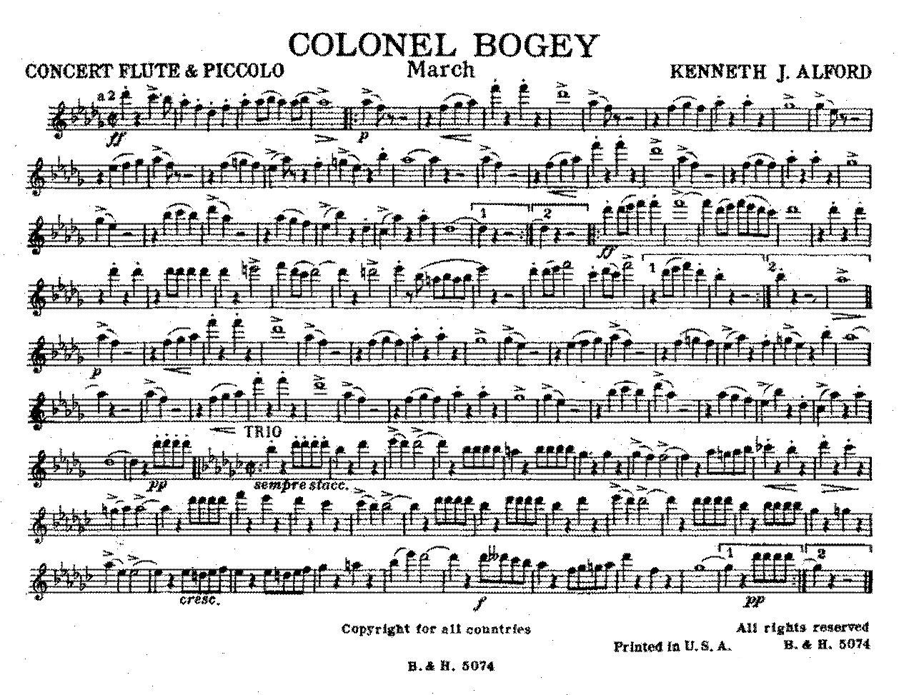 Colonel Bogey 合集(十字及以上)1