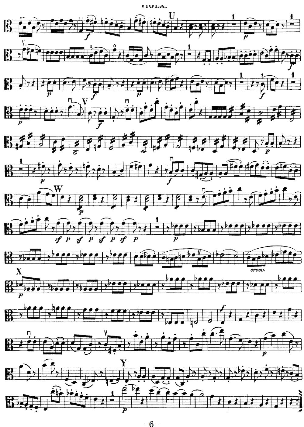 Mozart Quartet No 19 in C Major K 465 Viola(十字及以上)6